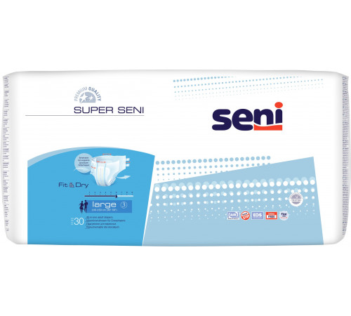 Подгузники для взрослых Seni Super Large Air 100-150 см 30 шт