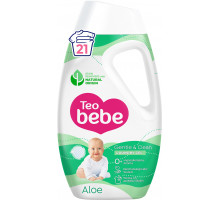 Жидкое средство для стирки детского белья Teo Bebe Gentle & Clean Aloe 945 мл 21 цикл стирки