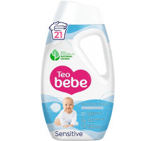 Жидкое средство для стирки детского белья Teo Bebe Gentle & Clean Sensitive 945 мл 21 цикл стирки