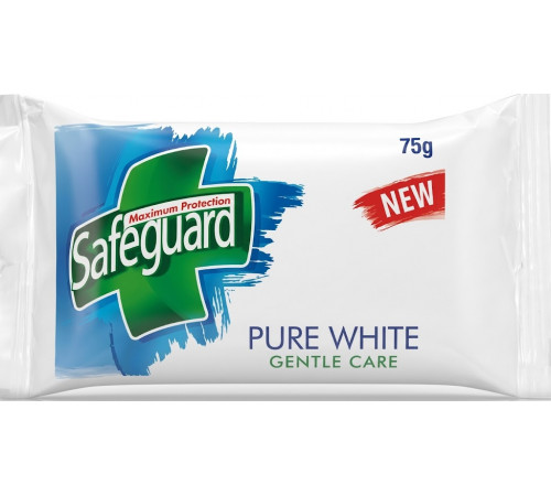 Мило тверде Safeguard Pure White Gentle Care 75 г