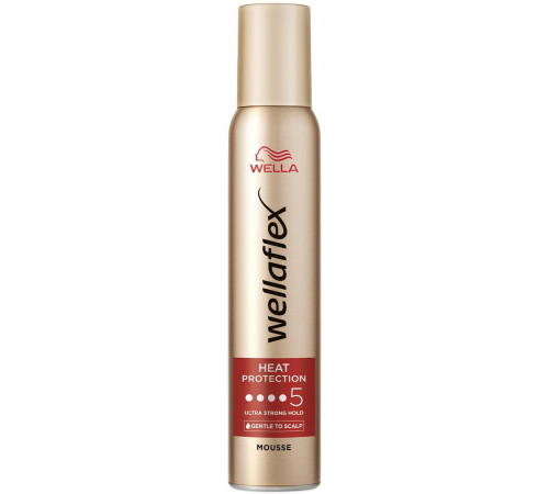 Піна для волосся Wellaflex Heat Protection фіксація 5 200 мл