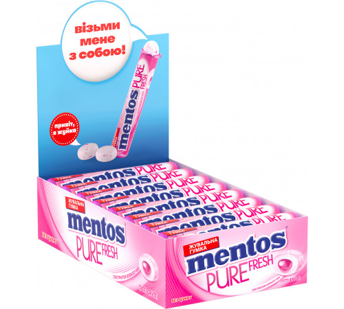 Жувальна гумка Mentos Тутті-фрутті