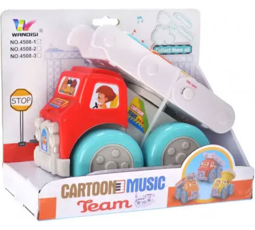 Машина пожежна 4508-1 на батарейках (музика, світло, в коробці)