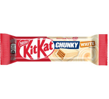 Батончик в білому шоколаді Nestle Kitkat Chunky White 40 г