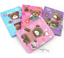 Блокнот дитячий А6 Josef Otten DSCN0478 з замочком в асортименті