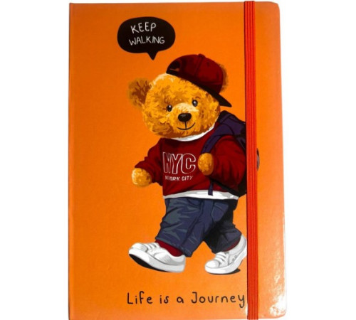 Блокнот ООПТ 5215/5216 А-5 на гумці 80 аркушів