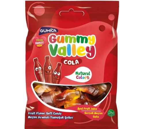 Конфеты желейные Gummy Valley Cola 20 г