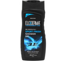 Гель для душу чоловічий Eloderma 3 в 1 Sport Fresh 250 мл