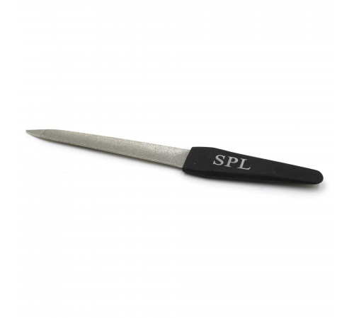 Пилочка для ногтей SPL 90168 изогнутая с сапфировым напылением 12.5 см