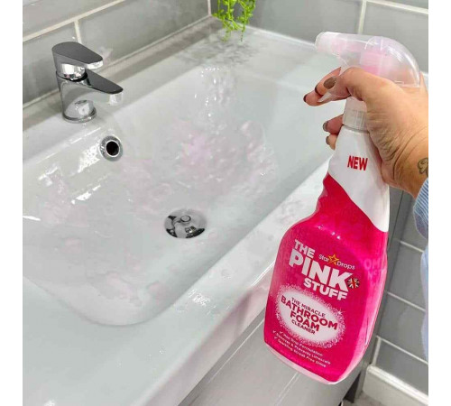 Пена для чистки ванной комнаты The Pink Stuff спрей 850 мл
