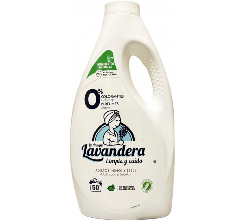 Гель для стирки Lavandera Natural 2.5 л 50 циклов стирки Гель для стирки Lavandera Natural 2.5 л 50 циклов стирки