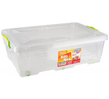 Контейнер харчовий Ал-Пластик Big Box з колесами 615х390х190 см 30 л