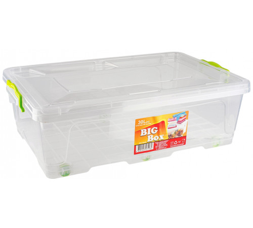 Контейнер харчовий Ал-Пластик Big Box з колесами 615х390х190 см 30 л Контейнер харчовий Ал-Пластик Big Box з колесами 615х390х190 см 30 л