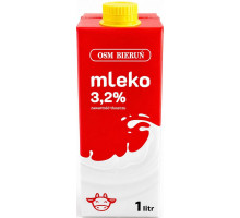 Молоко OSM Bierun 3,2% 1 л