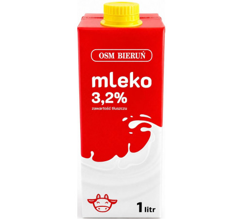 Молоко OSM Bierun 3,2% 1 л