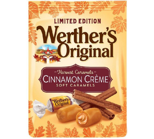Конфеты карамельные Werther\'s Original Sinnamon Creme 210 г