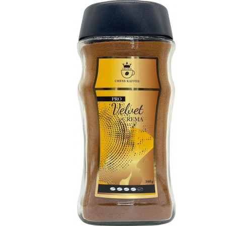 Кофе растворимый Chess Kaffee Velvet Crema стекло 160 г