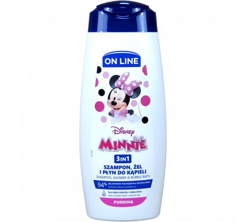 Шампунь-гель-пена детский On Line Disney 3in1 Minnie 400 мл