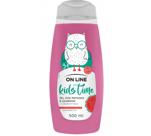 Шампунь-гель детский On Line Kids Time Watermelon 500 мл