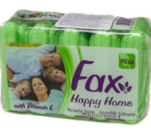 Мыло туалетное Fax Happy Home зеленое 5x60 г