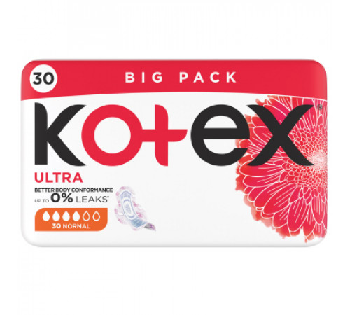 Гигиенические прокладки Kotex Ultra Dry Normal 30 шт