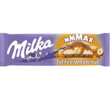 Шоколад молочный Milka Toffee Whole Nuts 300 г