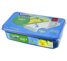 Змінні вологі серветки для швабри Swiffer Wet з ароматом Лимону 10 шт