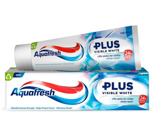 Зубна паста Aquafresh Plus Visible White 75 мл