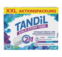 Таблетки проти накипу для пральних машин Tandil 2 in 1 70 шт х 12 г (ціна за 1 шт)