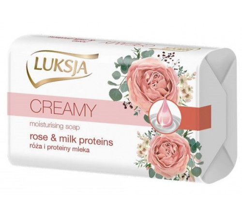 Мыло Luksja Rose & Milk Proteins 90 г