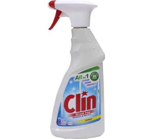 Засіб для миття скла Clin Lemon розпилювач 500 мл Засіб для миття скла Clin Lemon розпилювач 500 мл