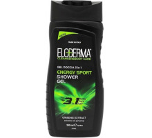 Гель для душу чоловічий Eloderma 3 в 1 Energy Sport 250 мл