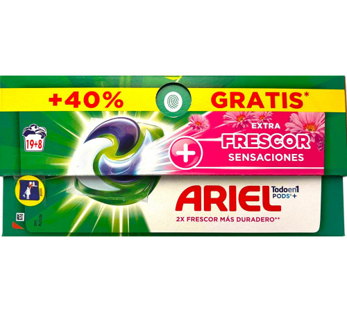 Гелеві капсули для прання Ariel Extra Frescor Sensaciones 27 шт (ціна за 1 шт)
