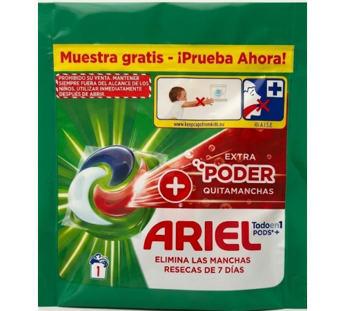 Гелева капсула для прання Ariel Extra Poder 1 шт