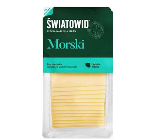 Сыр ломтиками Swiatowid Morski 250 г Сыр ломтиками Swiatowid Morski 250 г