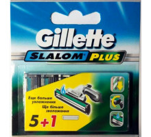 Сменные кассеты Gillette Slalom Plus 6 шт