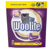 Гелеві капсули для прання Woolite Black Darks Denim 28 шт (ціна за 1 шт)