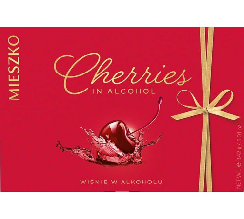 Цукерки Mieszko Cherries in Alcohol 142 г