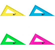 Трикутник прямокутний, флуоресцентний YES 370305 11 см