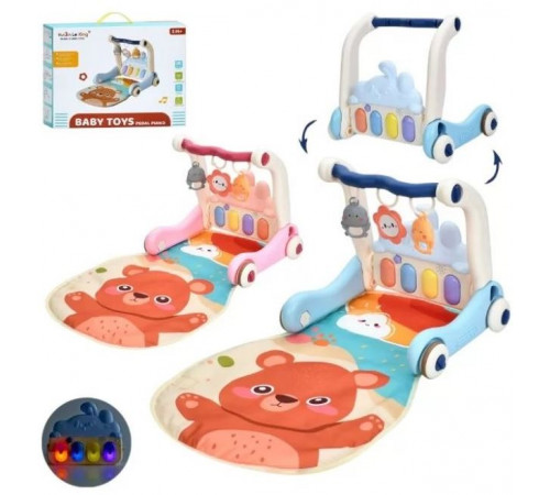 Каталка-ходунки с ковриком 997-67-68 А-В на батарейках