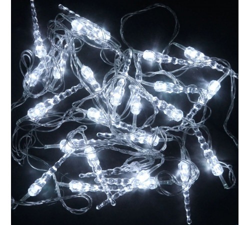Гирлянда Сосулька С 23451-906 5 метров 28 лампочек белый свет