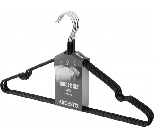 Набір вішаків Ardesto ARHC2805В 5 шт х 40.5 см Набір вішаків Ardesto ARHC2805В 5 шт х 40.5 см