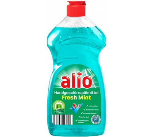 Средство для мытья посуды Alio 5in1 Fresh Mint 500 мл