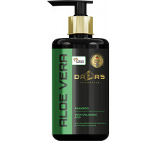 Шампунь для волос Dallas с Гиалуроновой кислотой и натуральным соком Алоэ с дозатором 970 мл