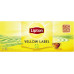 Чай Lipton Yellow Label Черный в пакетиках 25 штук