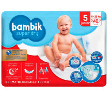 Підгузки дитячі Bambik Jumbo 5 Junior 11-25 кг 40 шт