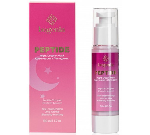 Крем-маска нічна з пептидами Bogenia Peptide 50 мл