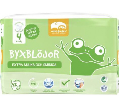 Підгузки-трусики Byxblojor 4 (8-14 кг) 42 шт