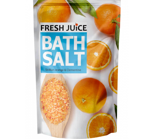 Соль для ванн Fresh Juice Sicilian Orange & Clementine дой-пак 500 г