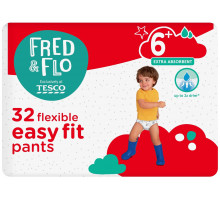 Підгузки-трусики Fred&Flo Easy Fit 6+ (18+кг) 32 шт